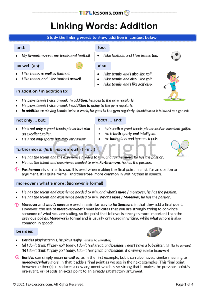 linking words Archives